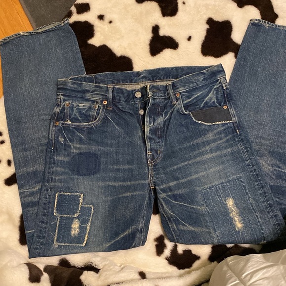 Rare Spellbound Jeans Japanese Designer Streetwear Patched - Picture 2 of 8